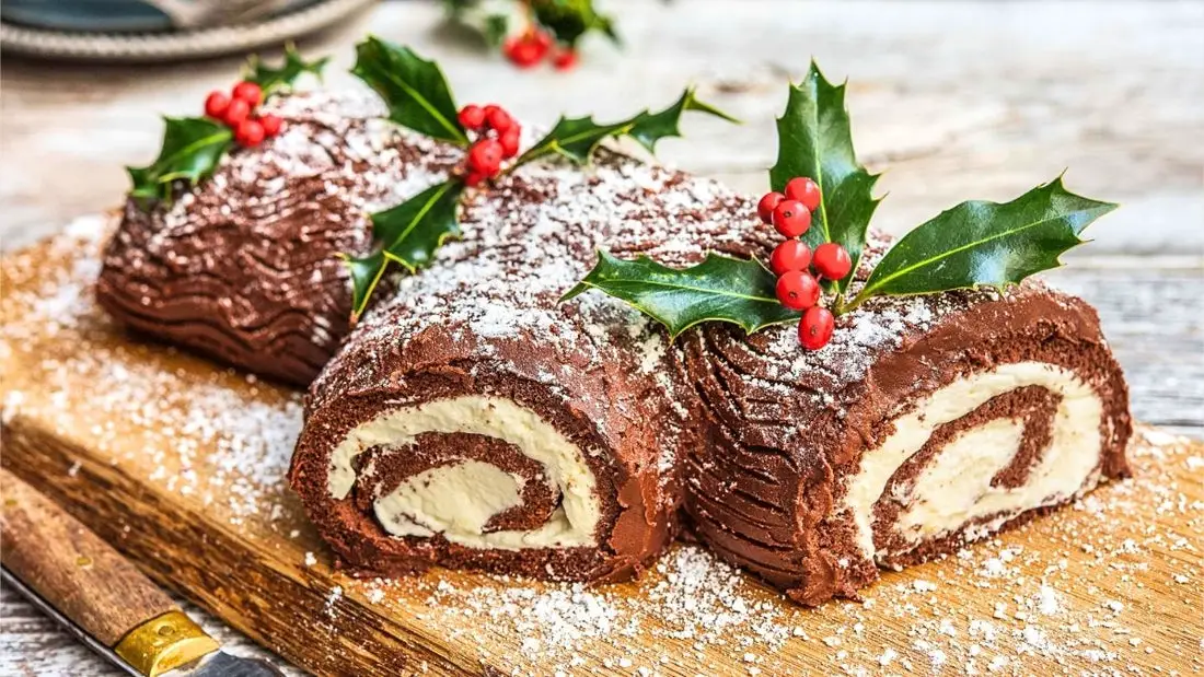 Christmas Yule Log Buche de Noël Easy Recipe - walfosbrand.com