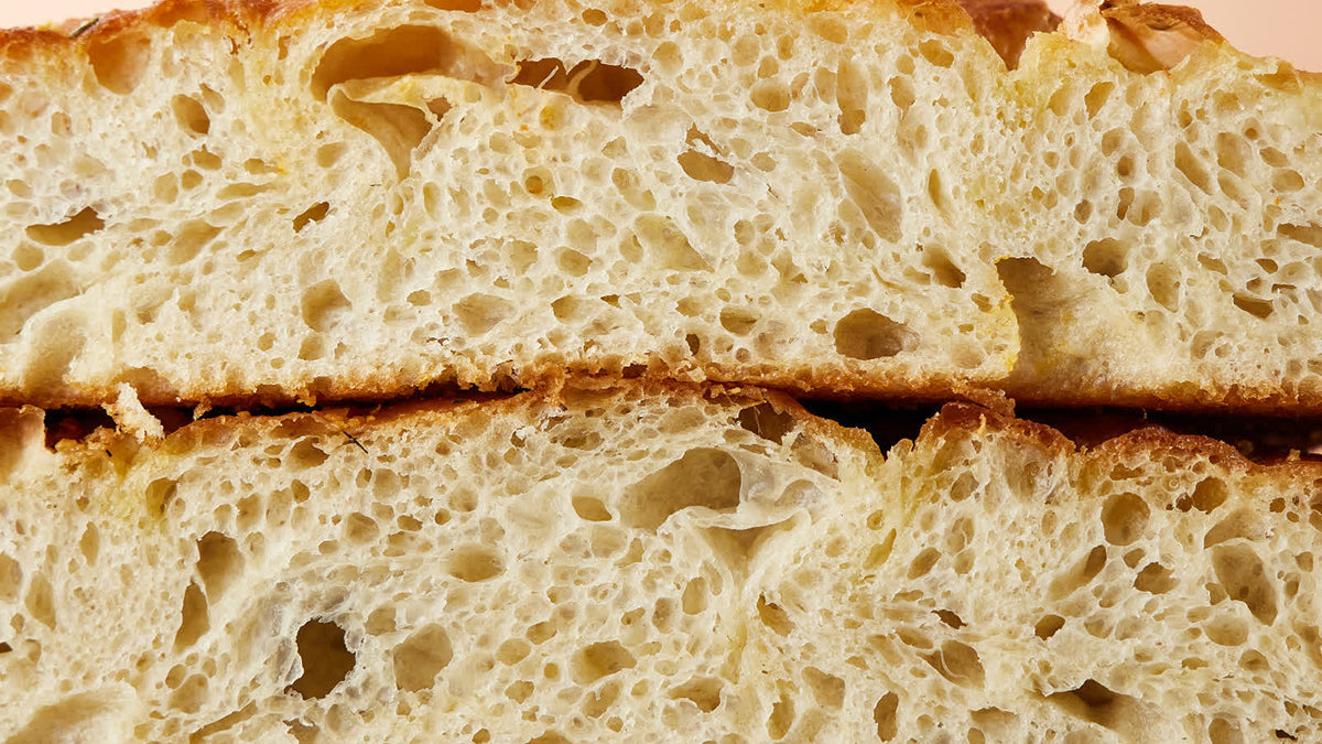 Easy no-knead focaccia