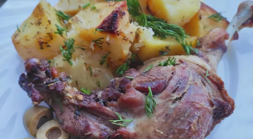 Aromatic Duck with Potatoes in a Roasting Sleeve - Walfosbrand.com