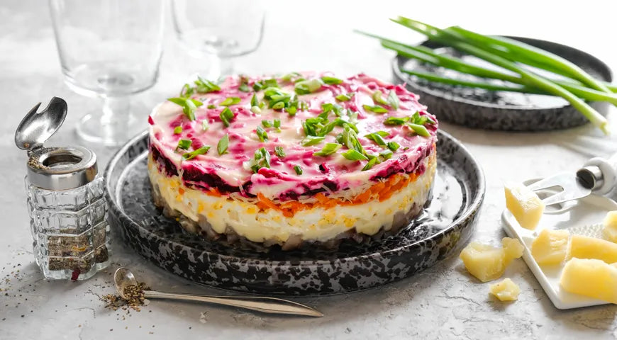 Herring Under a Fur Coat with Cheese - Walfosbrand.com