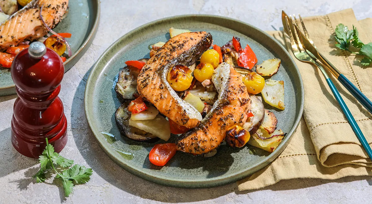 Air Fryer Fish and Vegetables Recipe - Walfosbrand.com