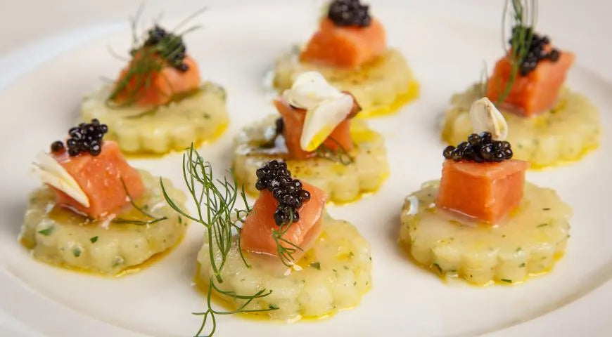 Potato Gnocchi with Salmon and Caviar - Walfosbrand.com