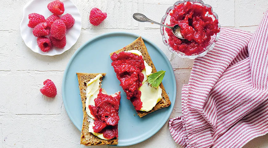 Raspberry Confiture with Honey and Agar-Agar - Walfosbrand.com