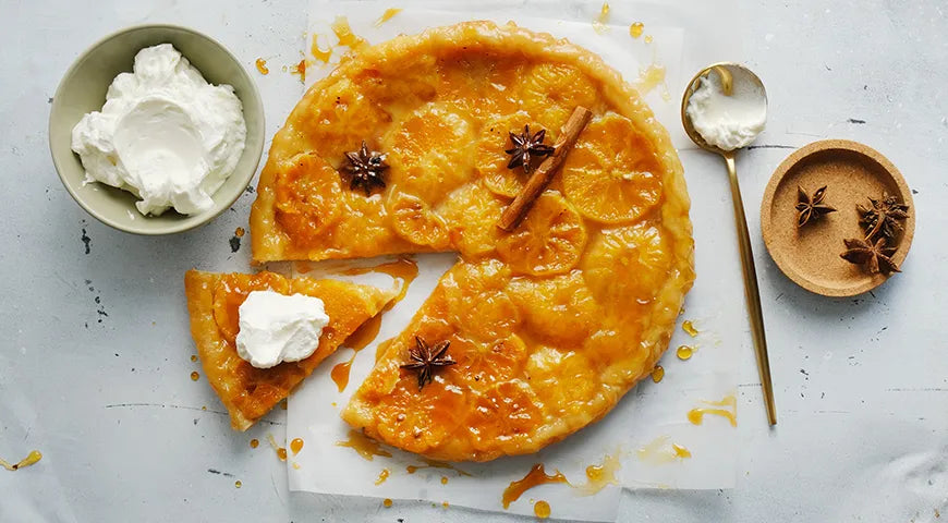 Tarte Tatin with Mandarin Oranges - Walfosbrand.com