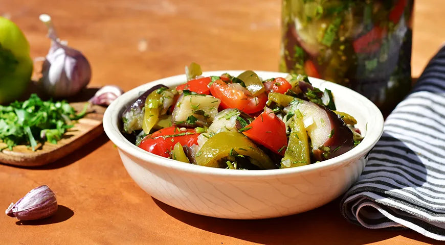 Winter-Preserved Eggplants with Sweet Peppers: A Rustic Russian Confit - Walfosbrand.com