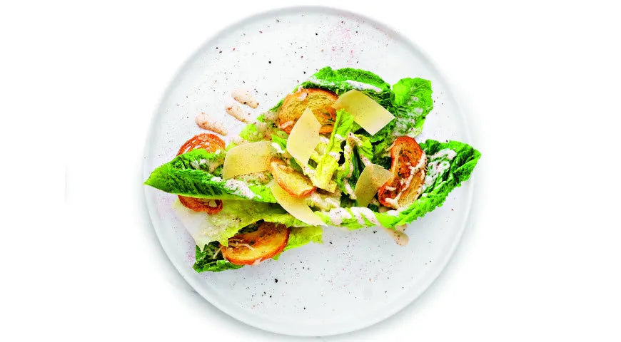 Caesar Salad with Eggless Dressing - Walfosbrand.com