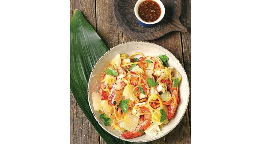 Shrimp and Pomelo Salad - Walfosbrand.com