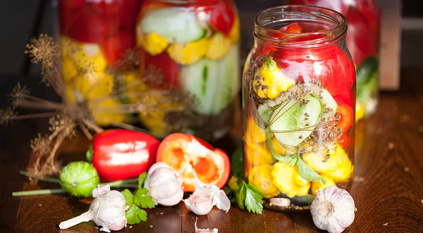Winter Turshiya Salad with Pattypan Squash - Walfosbrand.com
