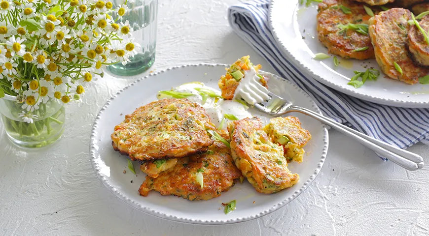 Cheesy Vegetable Fritters - Walfosbrand.com