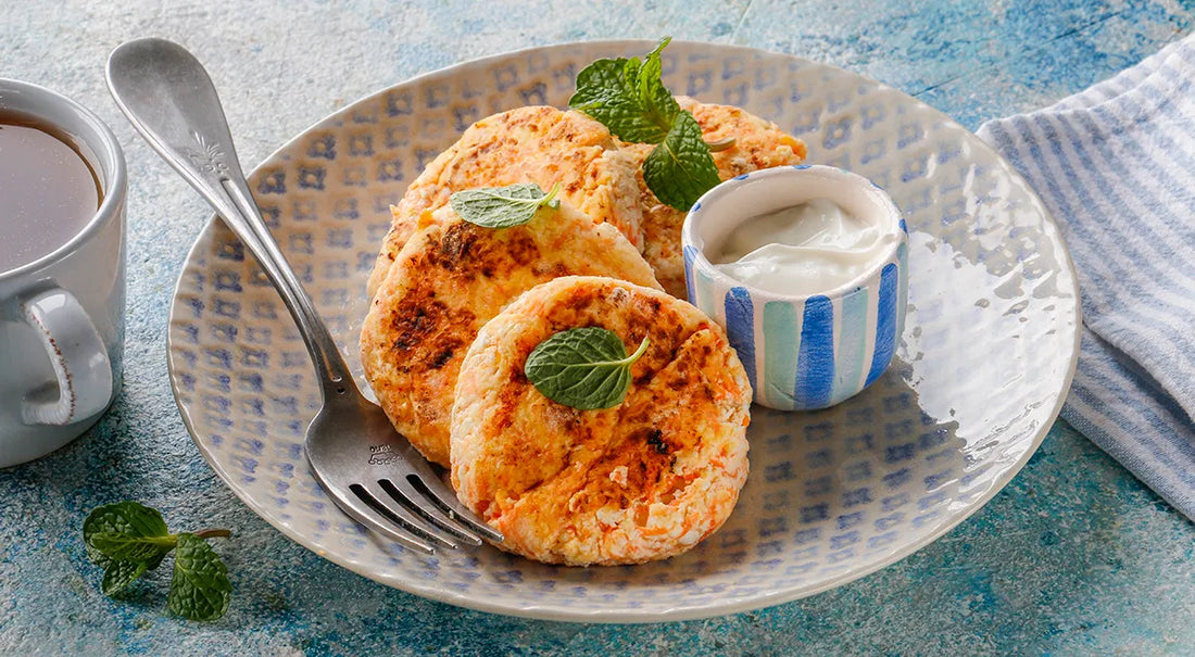Baked Pumpkin Syrniki (Oven-Baked Tvorog Pancakes) - Walfosbrand.com