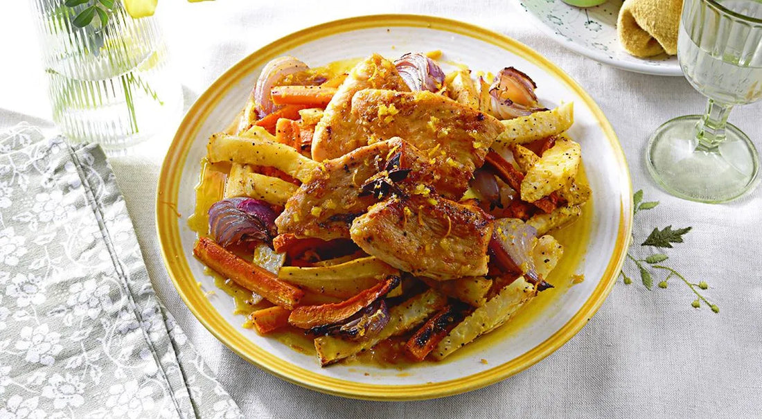 Orange-Glazed Turkey with Roasted Root Vegetables: A Festive Autumn Centerpiece - Walfosbrand.com