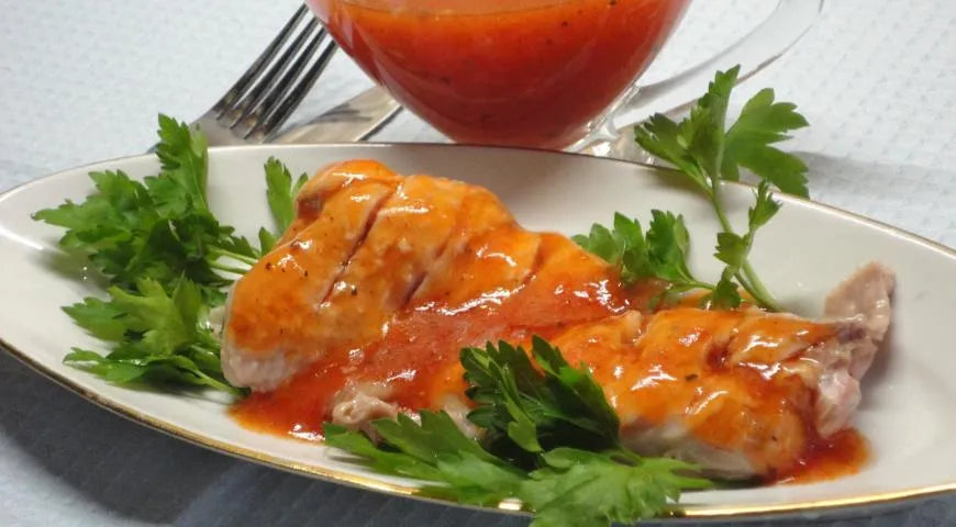 Duck Fillet in Tomato Sauce with a Rich Savory Glaze - Walfosbrand.com