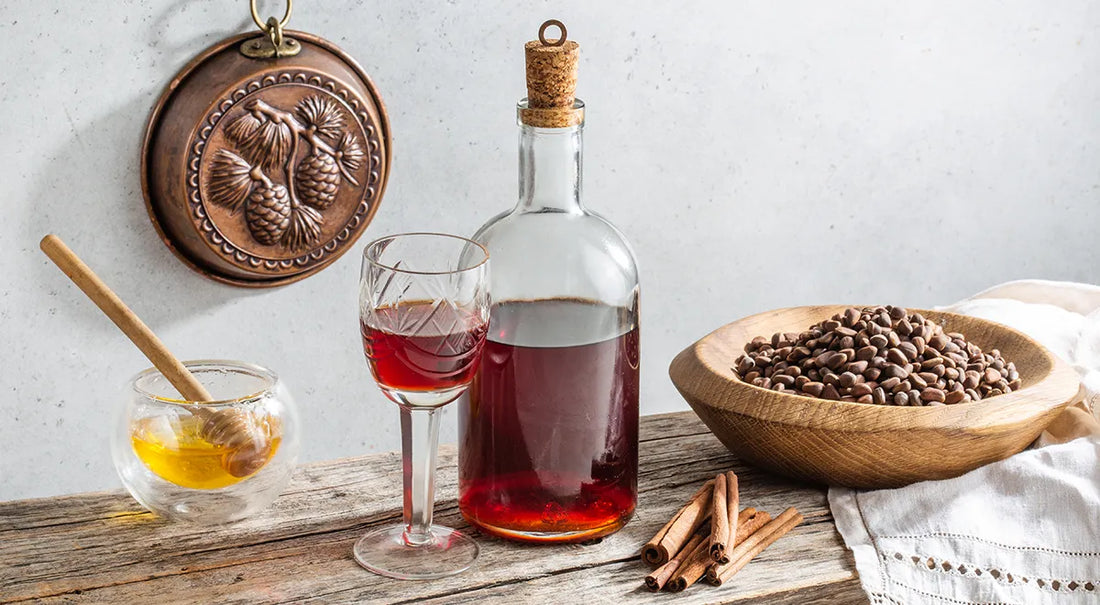 Siberian Cedar Nut Liqueur Recipe: Rustic Russian Kedrovka - Walfosbrand.com