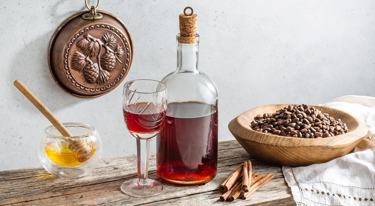 Siberian Cedar Nut Liqueur Recipe: Rustic Russian Kedrovka - Walfosbrand.com