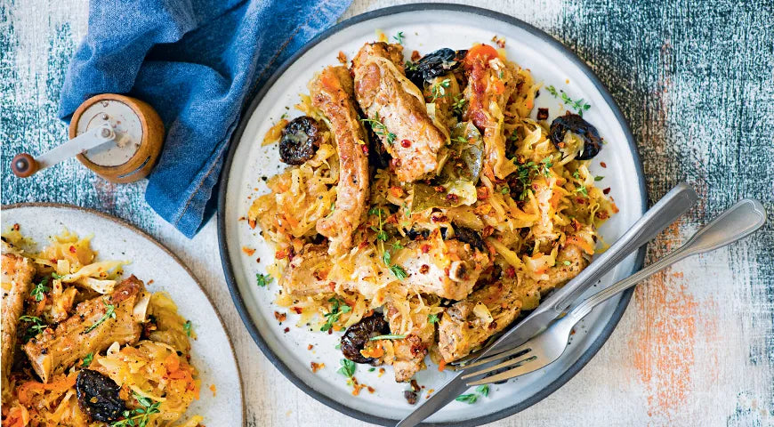 Bigos with Pork Ribs and Prunes - Walfosbrand.com