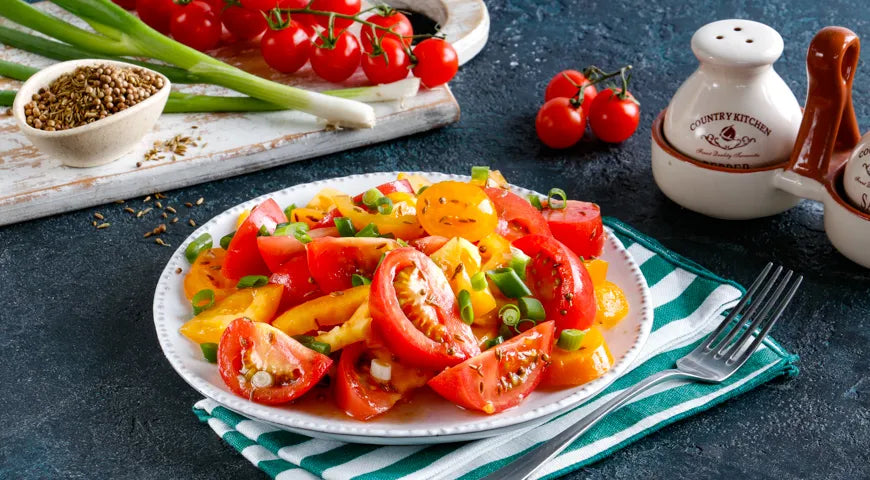 Tomato Salad with Spiced Dressing - Walfosbrand.com
