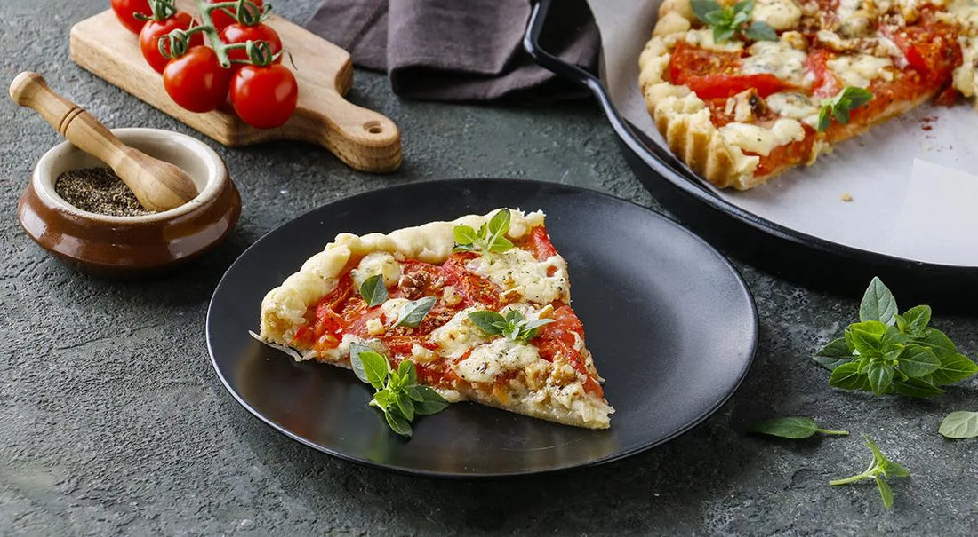 Onion and Tomato Pie without Eggs or Yeast (Сладкий лук и томатный пирог без яиц и дрожжей) - Walfosbrand.com