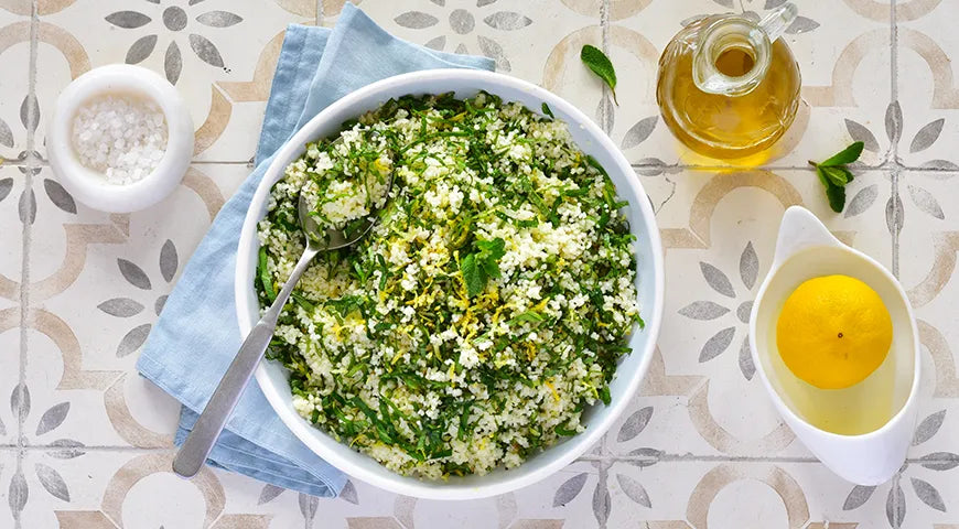 Couscous with Wild Garlic and Mint - Walfosbrand.com