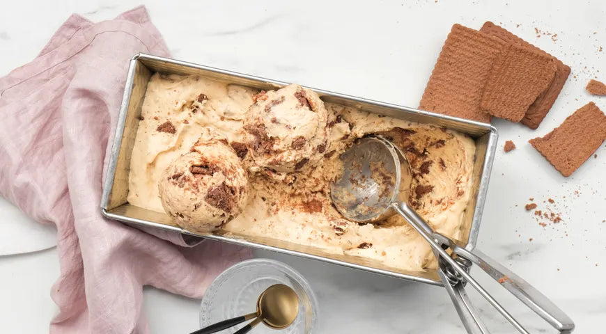 No-Churn Caramel Cookie Ice Cream - Walfosbrand.com
