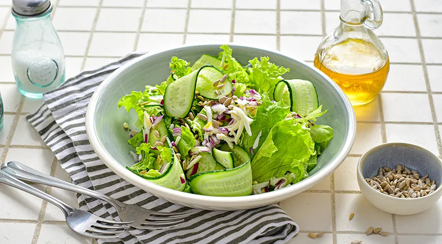 Cucumber and Processed Cheese Salad - Walfosbrand.com