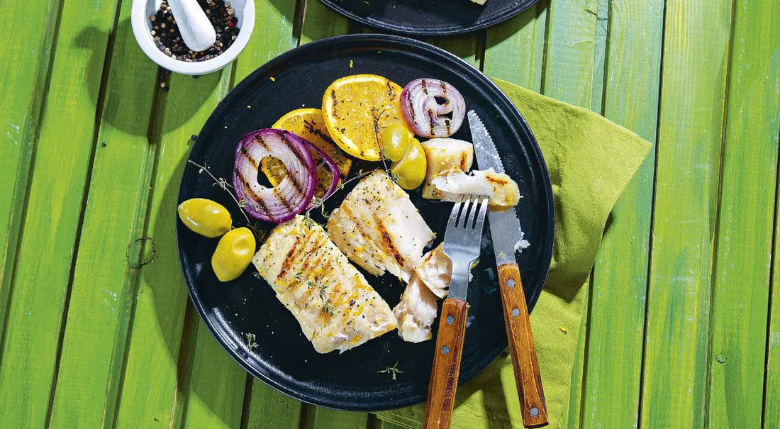 Grilled Fish with Oranges and Marinated Olives - Walfosbrand.com