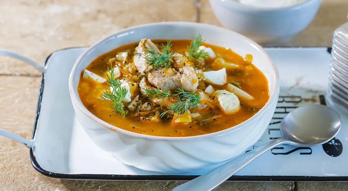 Classic Sorrel and Cabbage Borscht - Walfosbrand.com