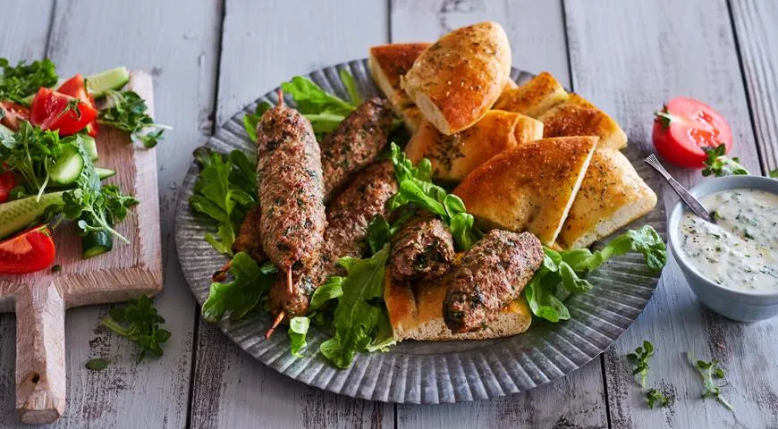 Lamb Lulya Kebab Baked in the Oven - Walfosbrand.com