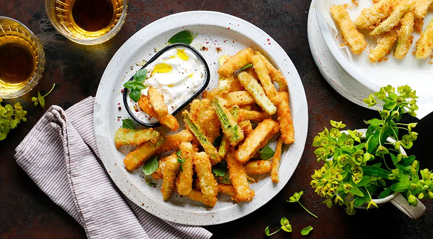 Pan-Fried Zucchini with Paprika (Crispy Russian Summer Sticks) - Walfosbrand.com
