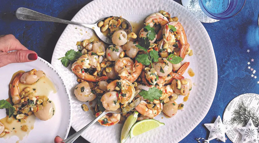 Shrimp and Lychee Salad - Walfosbrand.com
