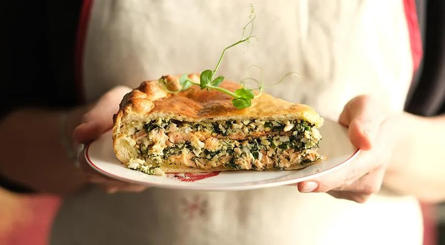 Salmon and Dill Pie (Pirog s Semgoj i Ukropom) - Walfosbrand.com