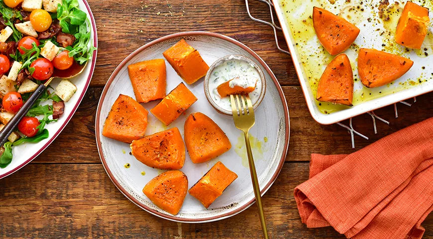 Roasted Pumpkin with Matzoon Sauce - Walfosbrand.com