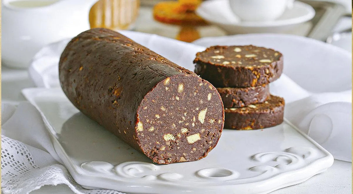 Russian Sweet Cookie Sausage (Sladkaya Kolbaska) - Walfosbrand.com