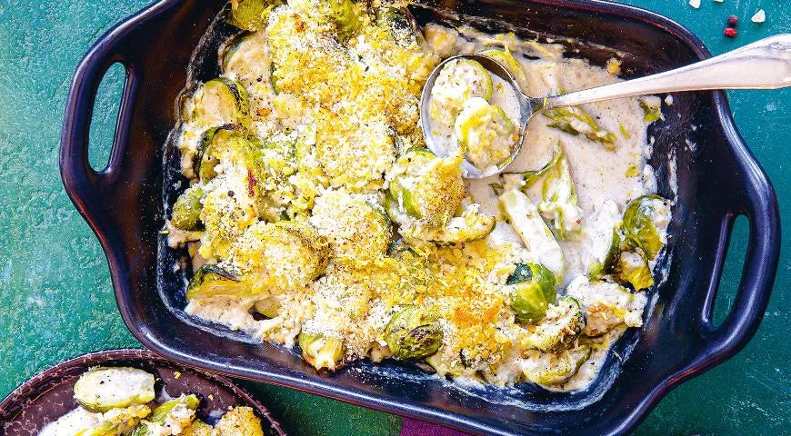 Vegan Coconut Gratin with Brussels Sprouts - Walfosbrand.com