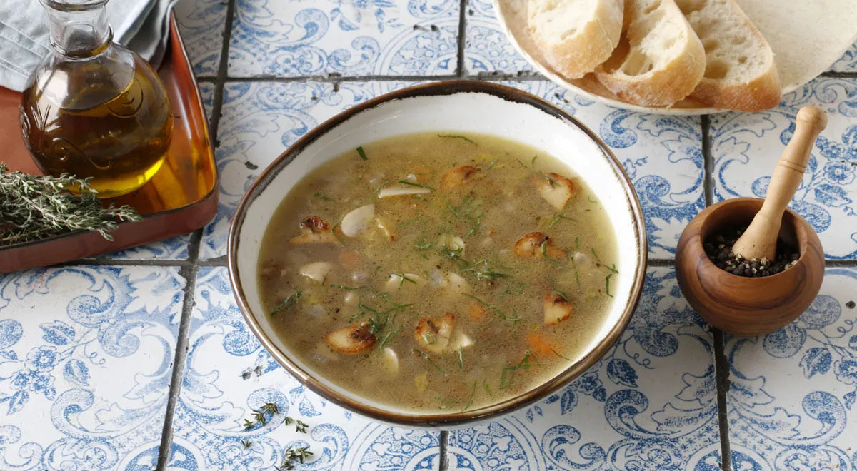 Buckwheat Soup with Champignons - Walfosbrand.com
