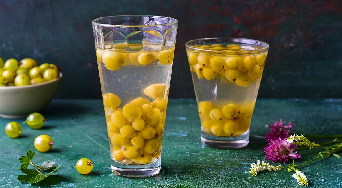 Green Gooseberry Compote with Ginger for Winter - Walfosbrand.com