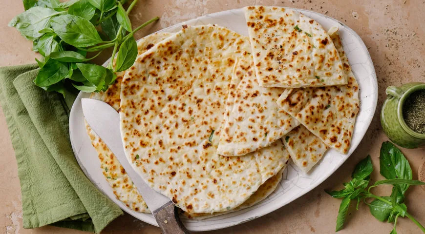 Savory Cheese Flatbreads with Milk – No Yeast Needed - Walfosbrand.com