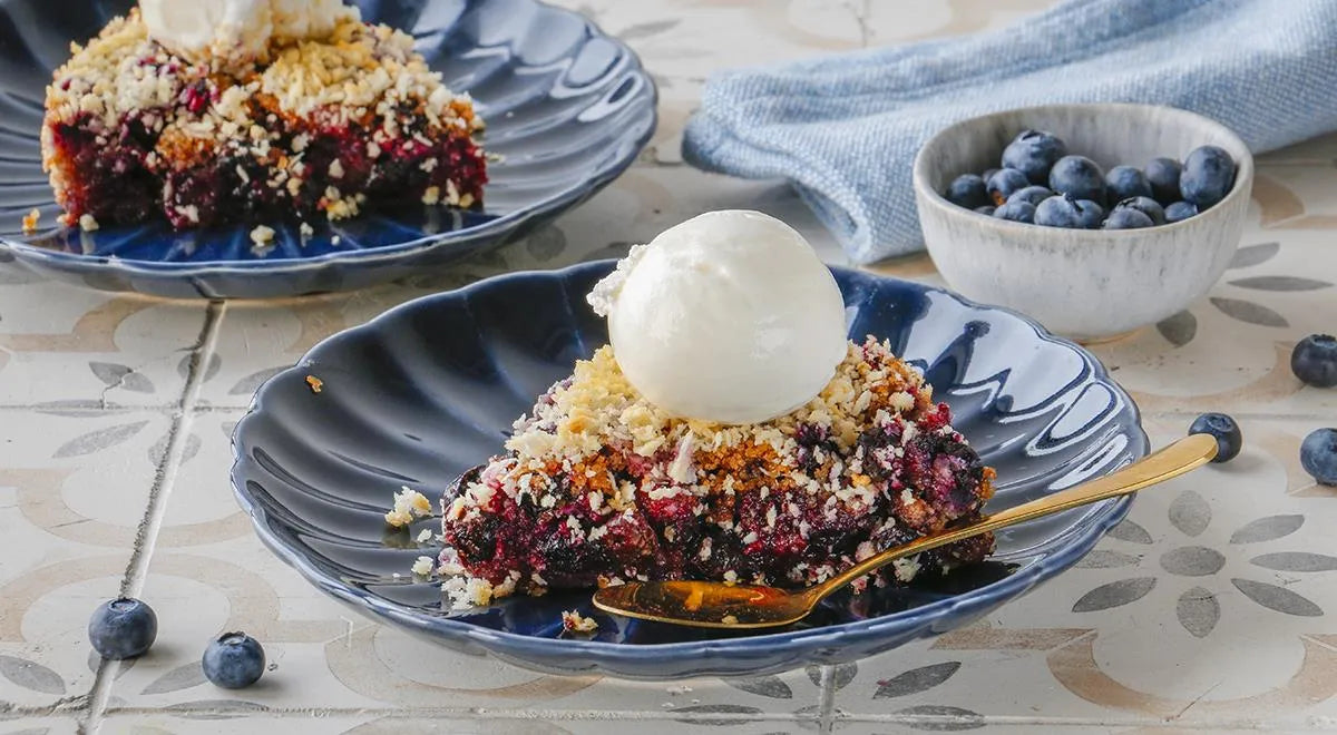 Layered Blueberry Crumble Pie without Semolina - Walfosbrand.com