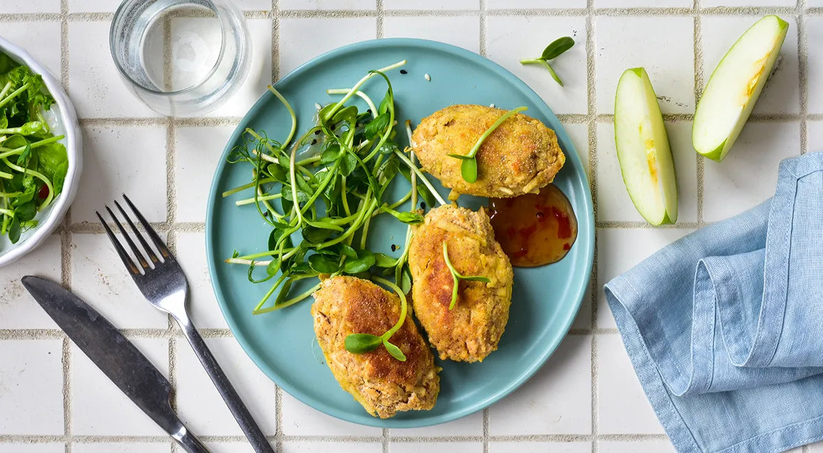 Tofu and Apple Cutlets (Vegan Patties) - Walfosbrand.com