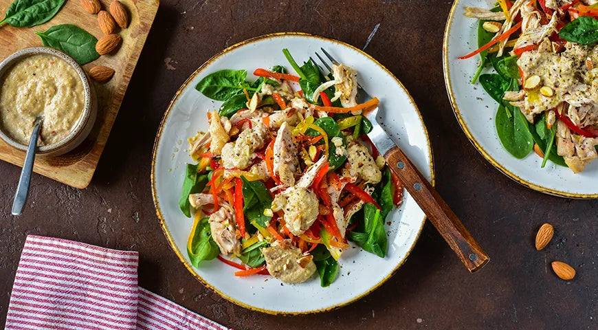 Chicken Salad with Nut Sauce (Salat iz Kuritsy s Orekhovym Sousom) - Walfosbrand.com