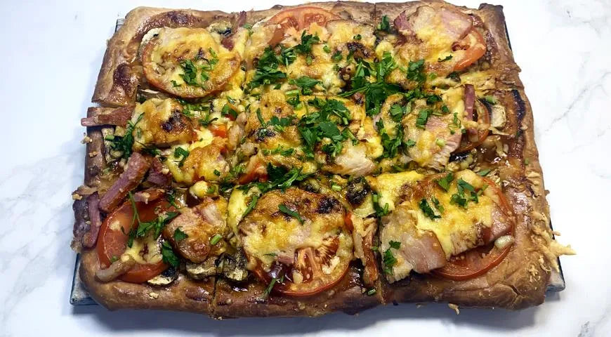 BBQ Pizza on Liquid Dough: A Quick & Crispy Gourmet Twist - Walfosbrand.com