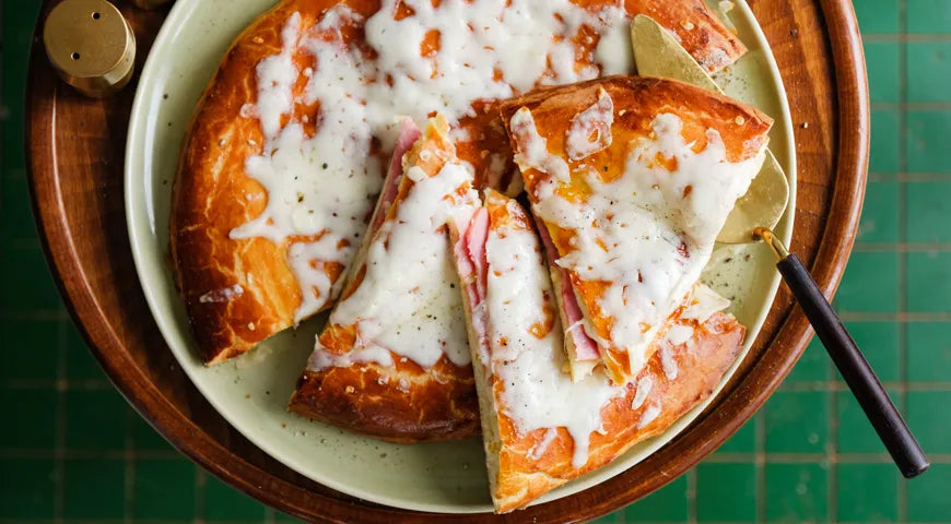 Cheese and Ham Flatbreads - Walfosbrand.com