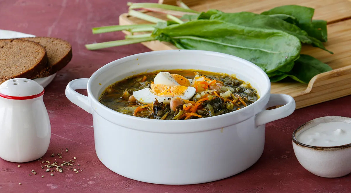 Lenten Green Borscht with Sorrel - Walfosbrand.com