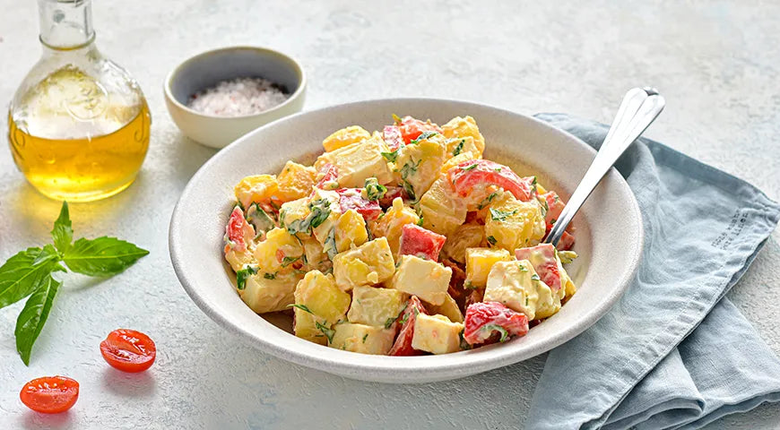 Tomato and Processed Cheese Salad - Walfosbrand.com