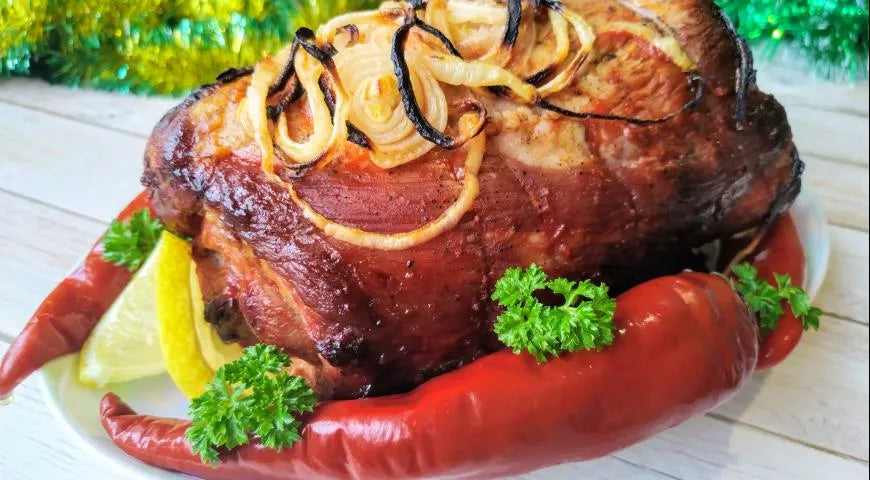 Stuffed Meat Roll with Ham and Bell Pepper - Walfosbrand.com
