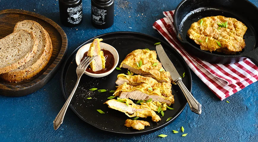 Egg-Battered Pork Cutlets (Свиные отбивные в яйце) - Walfosbrand.com