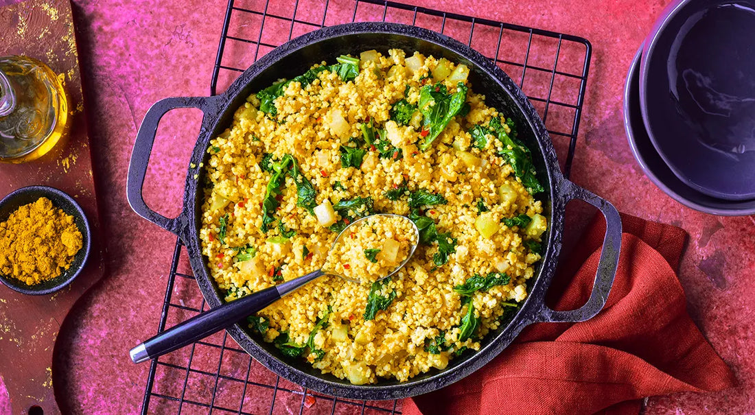 Millet Porridge with Kohlrabi and Curry - Walfosbrand.com