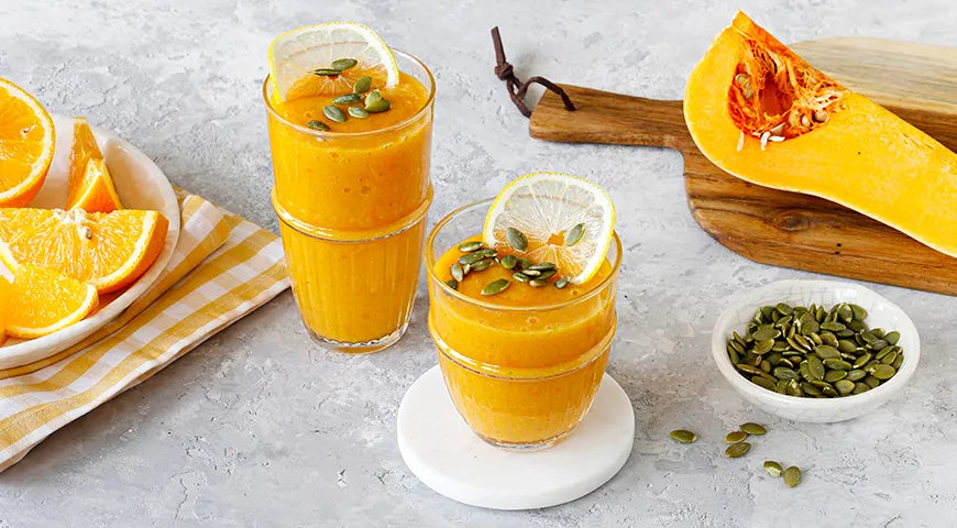 Pumpkin Smoothie with Persimmon - Walfosbrand.com