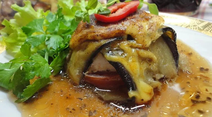 Chicken Breast with Eggplant (Baklazhany i Kurinaya Grudka) - Walfosbrand.com