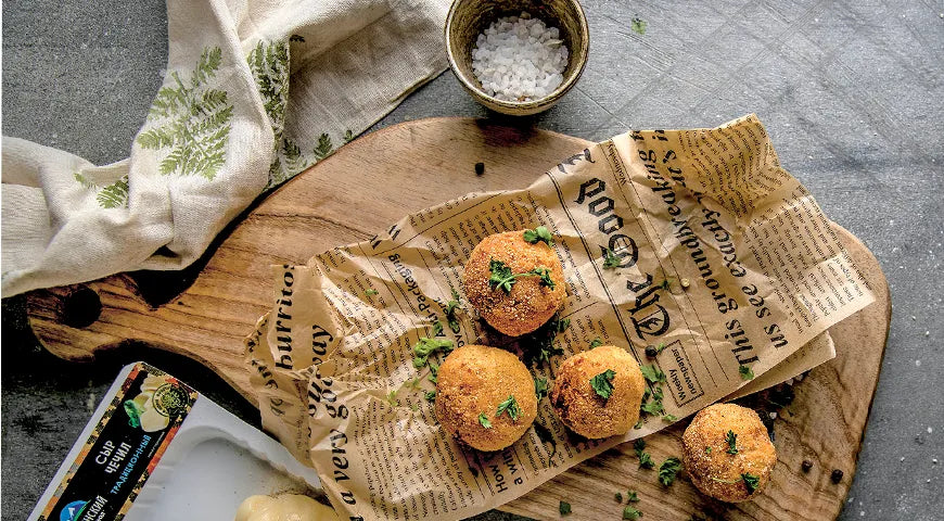 Crispy Chechil Cheese Fritters: Russian Fried Cheese Balls - Walfosbrand.com