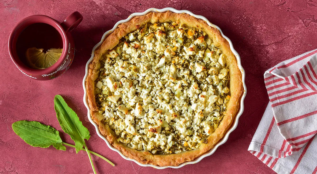 Savory Sorrel Pie with Egg and Cheese - Walfosbrand.com